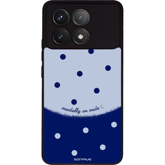 Sonique ���� Delulu Polka Era Series ��� Xiaomi Poco F6 Pro 5G Blue Mentally