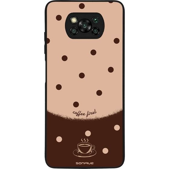Sonique ���� Delulu Polka Era Series ��� Xiaomi Poco X3 Nfc / Poco X3 Pro Coffee First