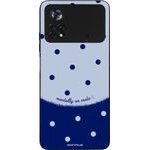 Sonique ���� Delulu Polka Era Series ��� Xiaomi Poco X4 Pro 5G Blue Mentally