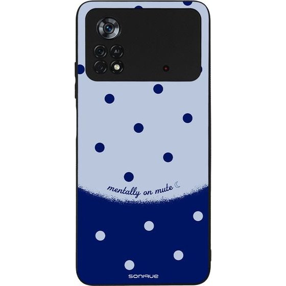 Sonique ���� Delulu Polka Era Series ��� Xiaomi Poco X4 Pro 5G Blue Mentally