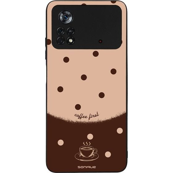 Sonique ���� Delulu Polka Era Series ��� Xiaomi Poco X4 Pro 5G Coffee First