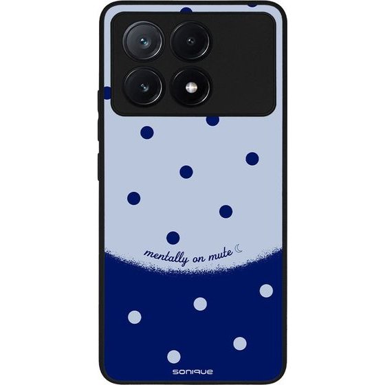 Sonique ���� Delulu Polka Era Series ��� Xiaomi Poco X6 Pro 5G Blue Mentally