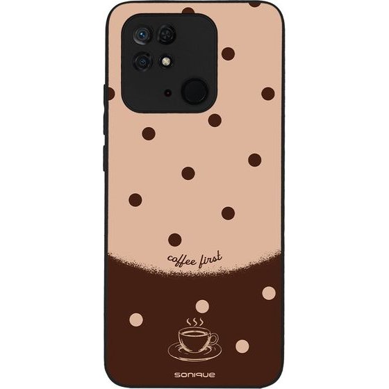Sonique ���� Delulu Polka Era Series ��� Xiaomi Redmi 10C Coffee First
