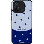 Sonique ���� Delulu Polka Era Series ��� Xiaomi Redmi 12C Blue Mentally