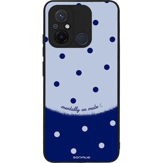 Sonique ���� Delulu Polka Era Series ��� Xiaomi Redmi 12C Blue Mentally