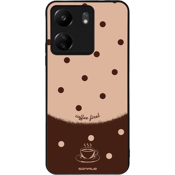 Sonique ���� Delulu Polka Era Series ��� Xiaomi Redmi 13C 4G / Poco C65 4G Coffee First