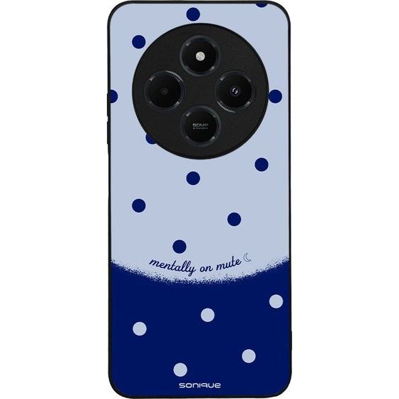 Sonique ���� Delulu Polka Era Series ��� Xiaomi Redmi 14C 4G / Poco C75 4G / Redmi A4 5G Blue Mentally