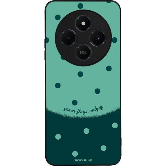 Sonique ���� Delulu Polka Era Series ��� Xiaomi Redmi 14C 4G / Poco C75 4G / Redmi A4 5G Green Flags