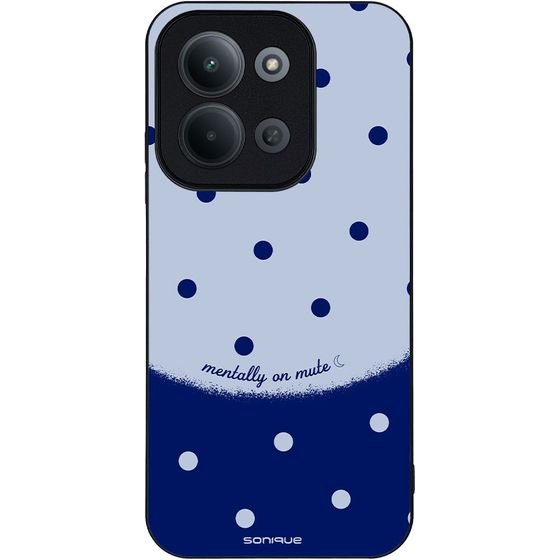 Sonique ���� Delulu Polka Era Series ��� Xiaomi Redmi 15C 4G / Redmi 15C 5G / Poco C85 4G Blue Mentally