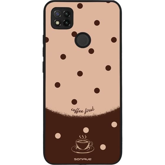 Sonique ���� Delulu Polka Era Series ��� Xiaomi Redmi 9C / Redmi 10A Coffee First