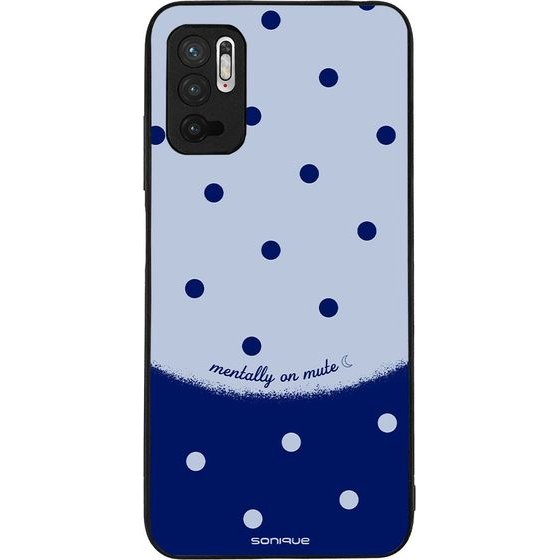 Sonique ���� Delulu Polka Era Series ��� Xiaomi Redmi Note 10 5G / Poco M3 Pro 5G Blue Mentally