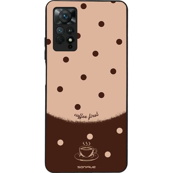 Sonique ���� Delulu Polka Era Series ��� Xiaomi Redmi Note 11 Pro 4G/5G / Redmi Note 12 Pro 4G Coffee First