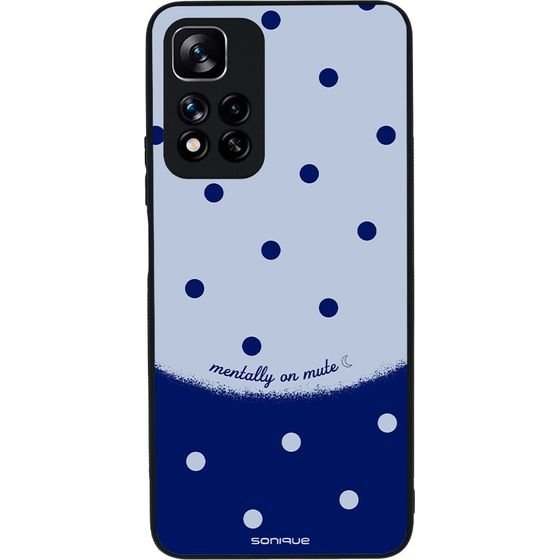 Sonique ���� Delulu Polka Era Series ��� Xiaomi Redmi Note 11 Pro Plus 5G Blue Mentally