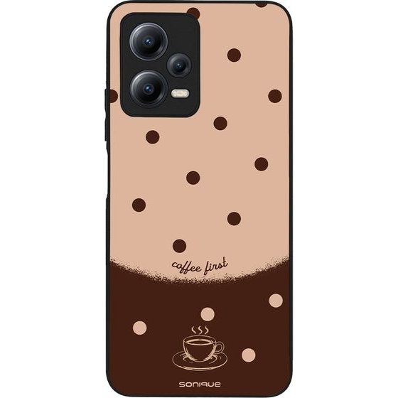 Sonique ���� Delulu Polka Era Series ��� Xiaomi Redmi Note 12 5G / Poco X5 5G Coffee First