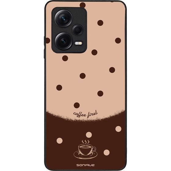 Sonique ���� Delulu Polka Era Series ��� Xiaomi Redmi Note 12 Pro Plus Coffee First
