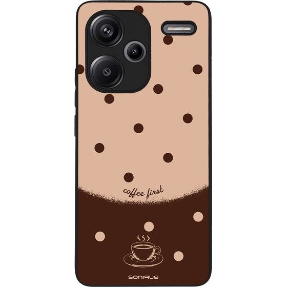 Sonique ���� Delulu Polka Era Series ��� Xiaomi Redmi Note 13 Pro Plus 5G Coffee First