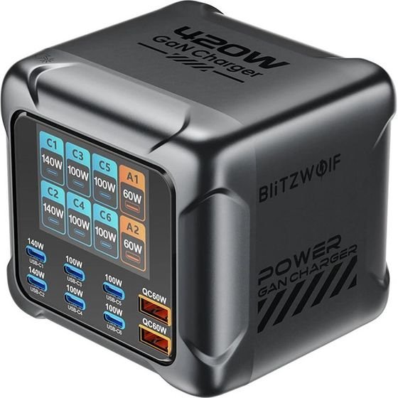 BlitzWolf ��������� 420W, 8 ����� - (BW-S33)