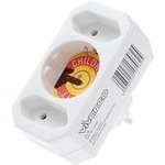 Vivanco Adapter 1 Schuko + 2 Euro Plus - (LADASCH12EUW)