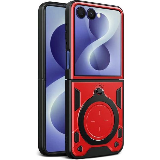 Techsuit - Camguard Pro - Samsung Galaxy Z Flip8 - Red
