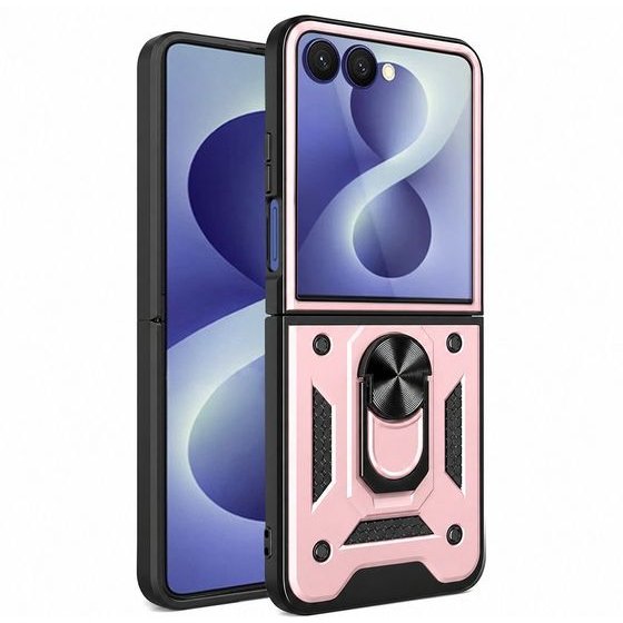 Techsuit - Camshield Series - Samsung Galaxy Z Flip8 - Rose Gold