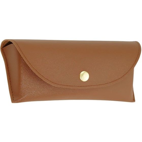 Techsuit - Glasses Case (ETI4) - PU, 17 x 6.5 x 2cm - Brown