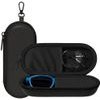 Techsuit - Glasses Case (ETJ3) - PU, 16.5 x 6.5 x 4cm - Black