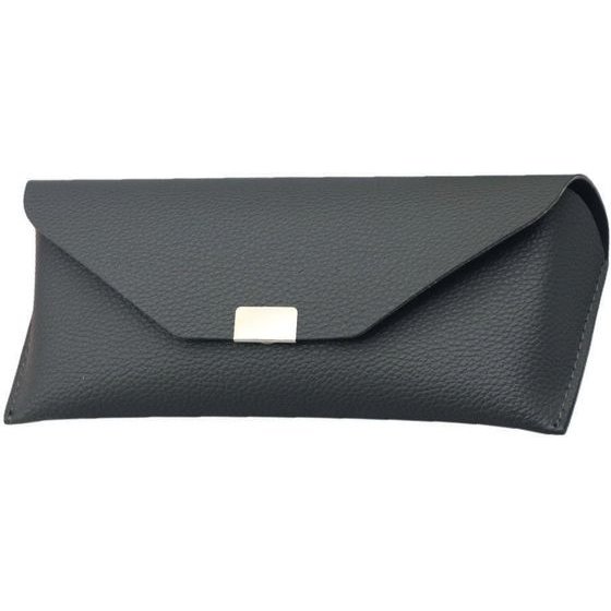 Techsuit - Glasses Case (ETK4) - PU, 16.5 x 8cm - Gray