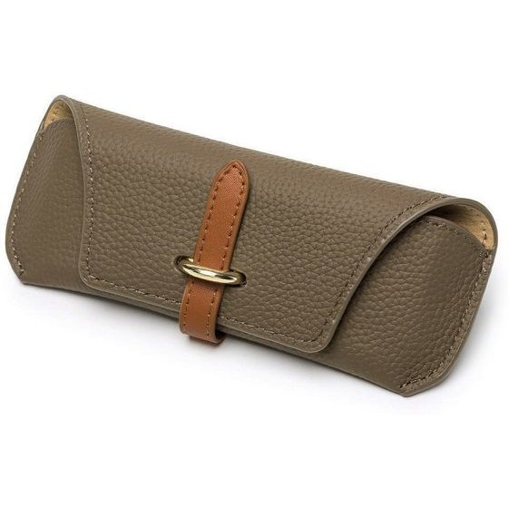 Techsuit - Glasses Case (ETL3) - PU, 17 x 6.5 x 2cm - Hazelnut