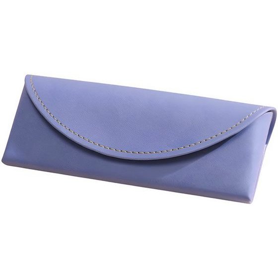 Techsuit - Glasses Case (ETM3) - PU, 15.2 x 6.6 x 3.6cm - Iris Blue