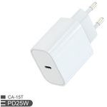 Fulmova 25W USB-C Charger With Cable White