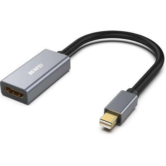 Benfei Adapter Mini Displayport To Hdmi gray