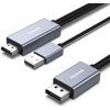 Benfei Cable Hdmi To Displayport 4K 60Hz 2K 144Hz 1080P 165Hz Unidirectional 1.8 m gray