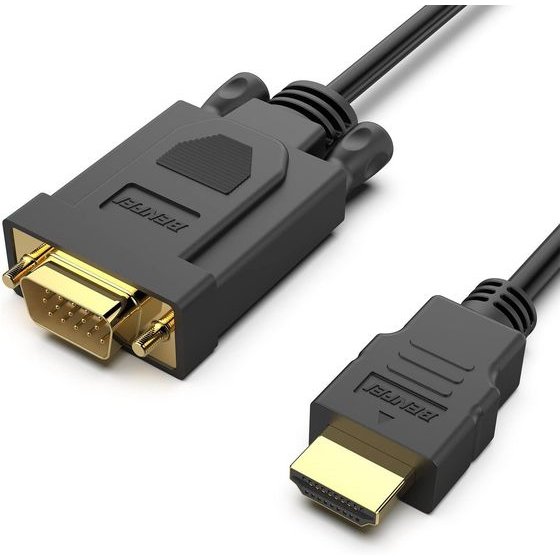 Benfei Cable Hdmi To Vga Cable 0,9 m Unidirectional black
