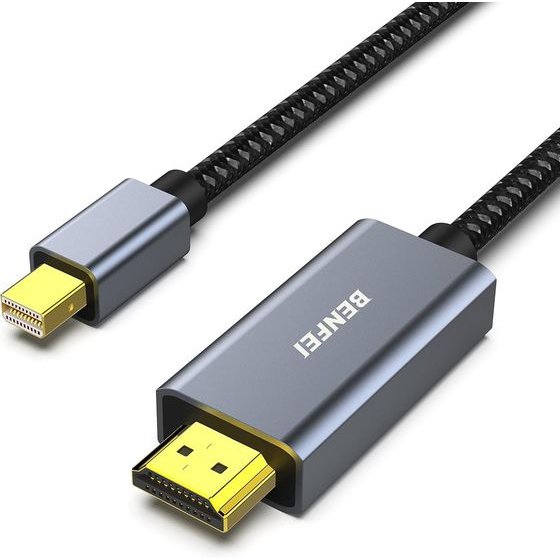 Benfei Cable Mini Displayport To Hdmi 4K 30Hz 0,9 m gray