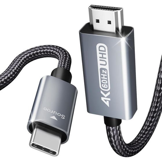Benfei Cable Usb C To Hdmi 4K 60Hz 0,9 m gray