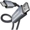 Benfei Cable USB-C To Displayport 0,9 m 8K 60Hz 4K 144Hz gray
