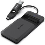 Benfei Ssd Drive Housing 2.5 Inch Sata USB-C USB-A With Uasp Sata Iii Support black