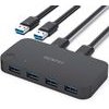 Benfei Switch Usb 3.0 4 Port For Four Devices black