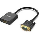 Benfei Adapter Hdmi To Vga Unidirectional With Audio Jack 3.5mm black