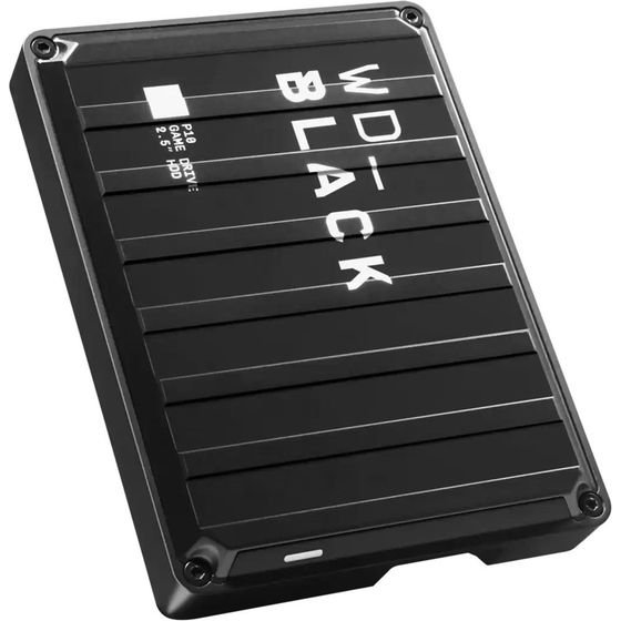 Western Digital Elements Black P10 External Hard Drive 6 Tb 2.5'' Micro-Usb B 3.2 Gen 1 (3.1 Gen 1) - (WDBZ7D0060BBK-WESN)