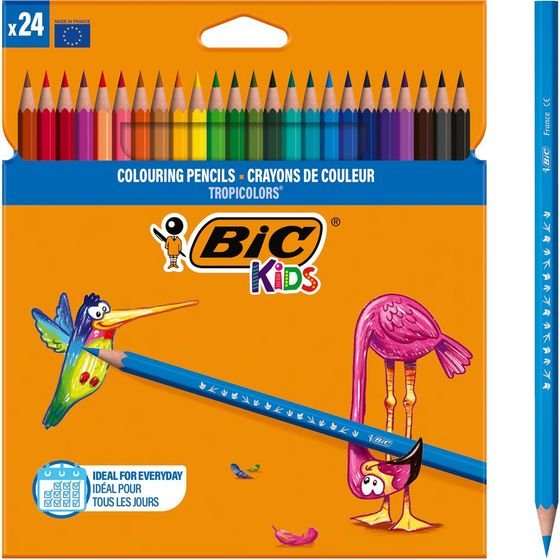 BIC ��� ����������� ����������� Kids Tropicolors, ��������, 24��� - (2169375182)