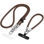 Tech-Protect C10S Rope Crossbody & Wrist Walnut BROWN/TITANIUM