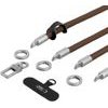 Tech-Protect C10S Rope Crossbody & Wrist Walnut BROWN/TITANIUM