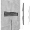 Sbox Wall Mount Budget 50'-100' / 75kG / Max Vesa 900x600 Black - (BL-3869F)