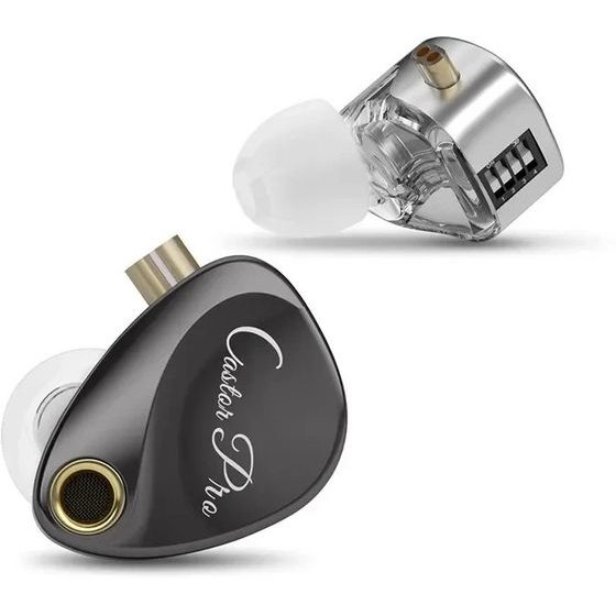 KZ Hi-Fi In-Ear-Monitors - Castor Pro Gray Mic (Bass version) - Bass Up Edition - (6.01.02.0319)