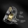 KZ Hi-Fi In-Ear-Monitors - Zsn Pro 2 Midnight Black (Limited version), Mic - (6.01.02.0277)
