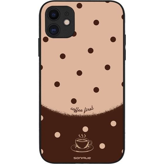Sonique ���� Delulu Polka Era Series ��� Apple Iphone 11 Coffee First