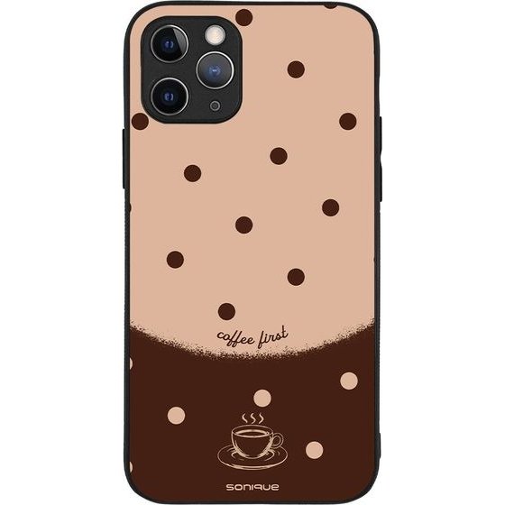 Sonique ���� Delulu Polka Era Series ��� Apple Iphone 11 Pro Coffee First