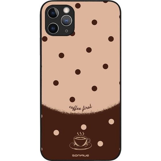 Sonique ���� Delulu Polka Era Series ��� Apple Iphone 11 Pro Max Coffee First