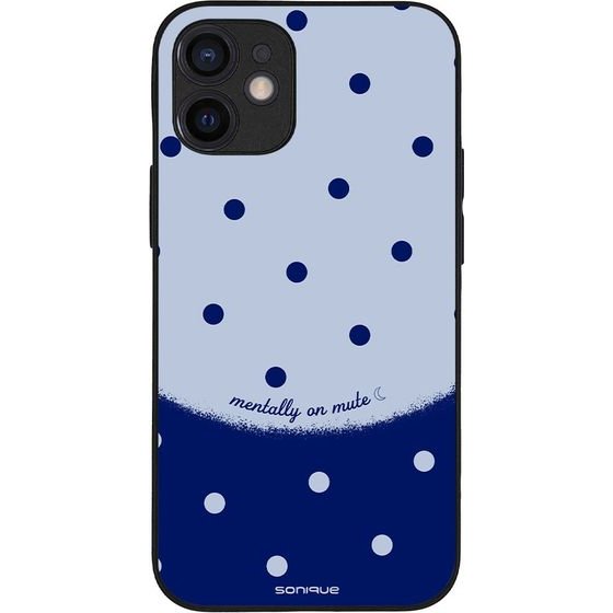 Sonique ���� Delulu Polka Era Series ��� Apple Iphone 12 Mini Blue Mentally
